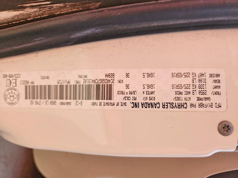 Продажа на аукционе авто 2012 Dodge Grand Caravan, vin: 2C4RDGBG7CR419102, номер лота: 63650716