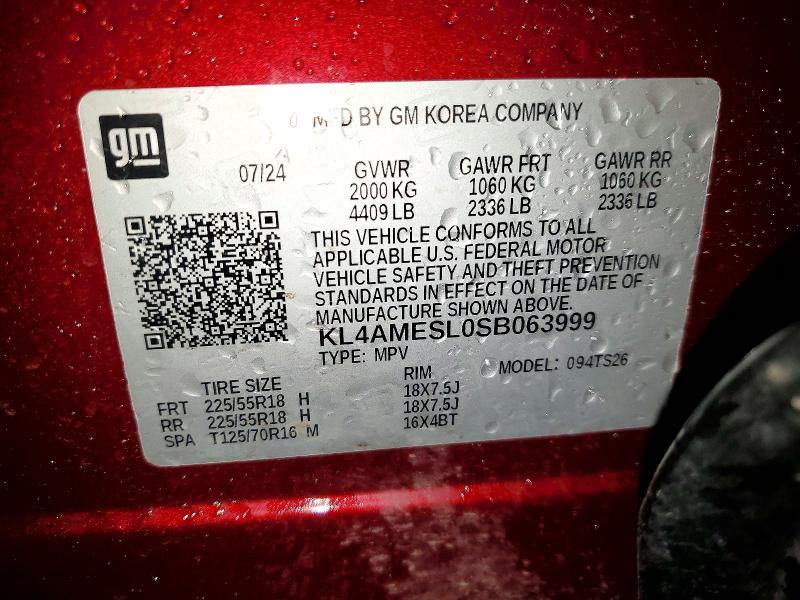 Продажа на аукционе авто 2025 Buick Encore Gx, vin: KL4AMESL0SB063999, номер лота: 64694316