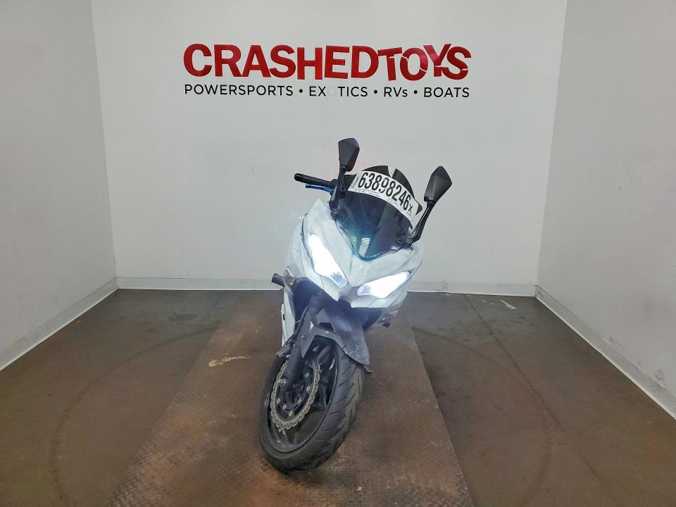 63898246 :رقم المزاد ، JKAEXKH16MDAC2148 vin ، 2021 Kawasaki Ex400 مزاد بيع
