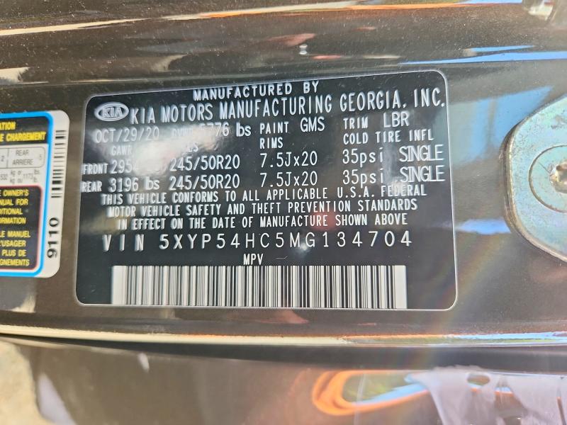 Продажа на аукционе авто 2021 Kia Telluride, vin: 5XYP54HC5MG134704, номер лота: 65224726