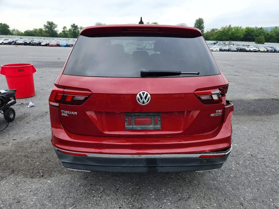 2018 Volkswagen Tiguan მანქანა იყიდება აუქციონზე, vin: 3VV2B7AX6JM014444, აუქციონის ნომერი: 66784906