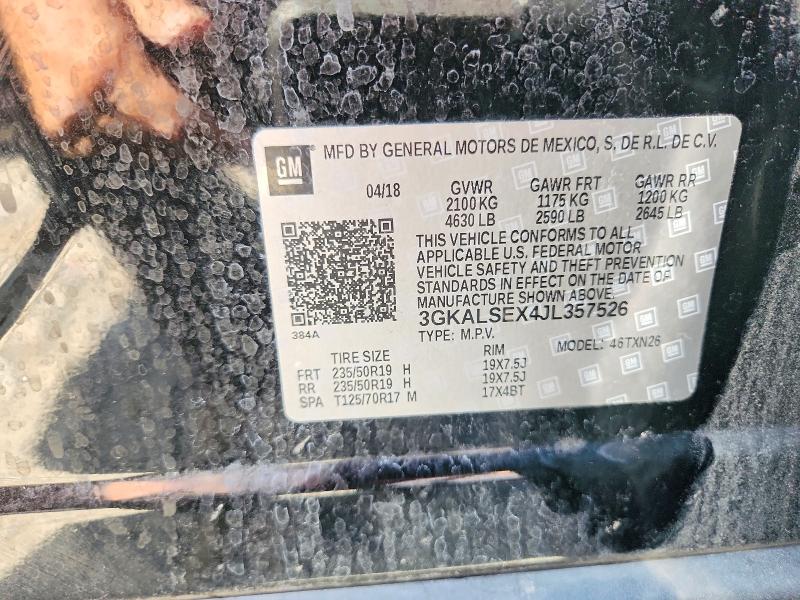 Продаж на аукціоні авто 2018 Gmc Terrain, vin: 3GKALSEX4JL357526, номер лоту: 64155636