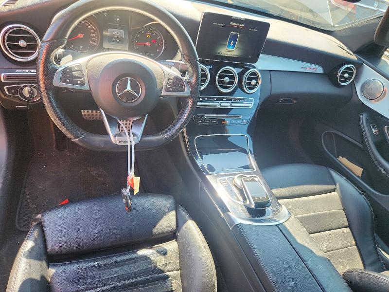 63605576 :رقم المزاد ، WDDWJ4KB2JF601279 vin ، 2018 Mercedes-benz C مزاد بيع