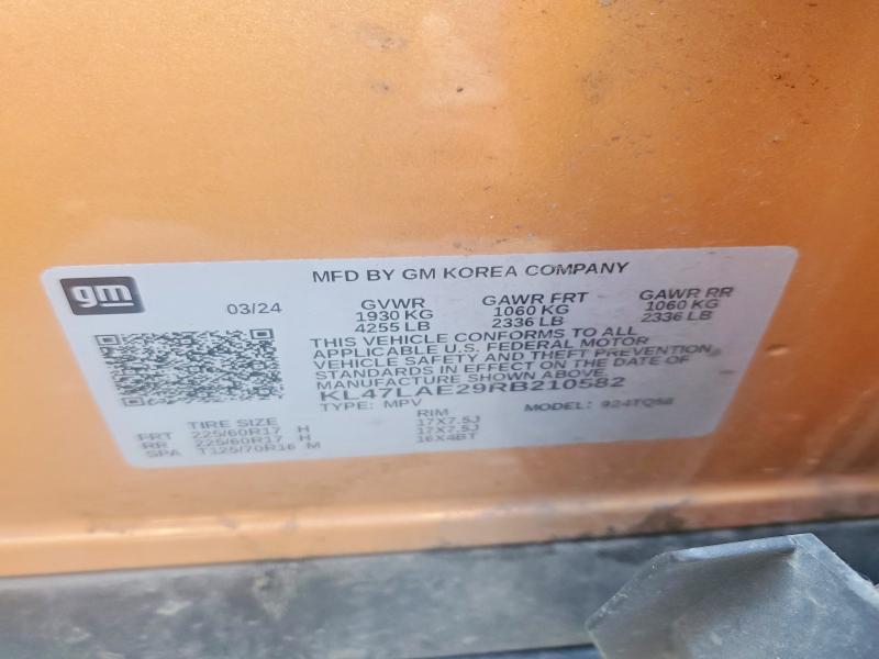 Aukcja sprzedaży 2024 Buick Envista, vin: KL47LAE29RB210582, numer aukcji: 65673876