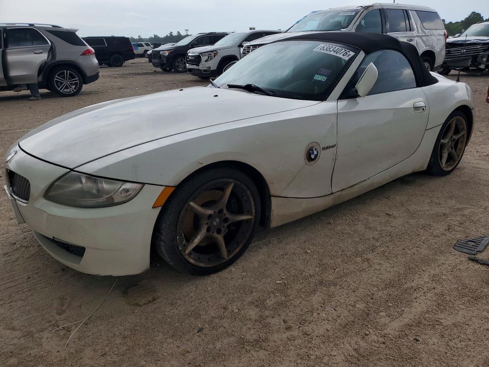 2007 Bmw Z4 მანქანა იყიდება აუქციონზე, vin: 4USBU53507LX03683, აუქციონის ნომერი: 63834076