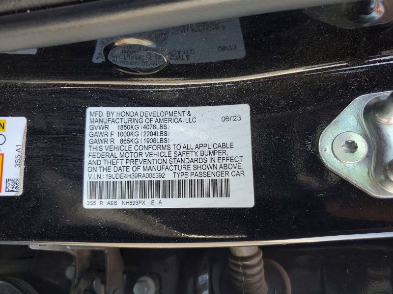 Aukcja sprzedaży 2024 Acura Integra, vin: 19UDE4H39RA005392, numer aukcji: 67135626