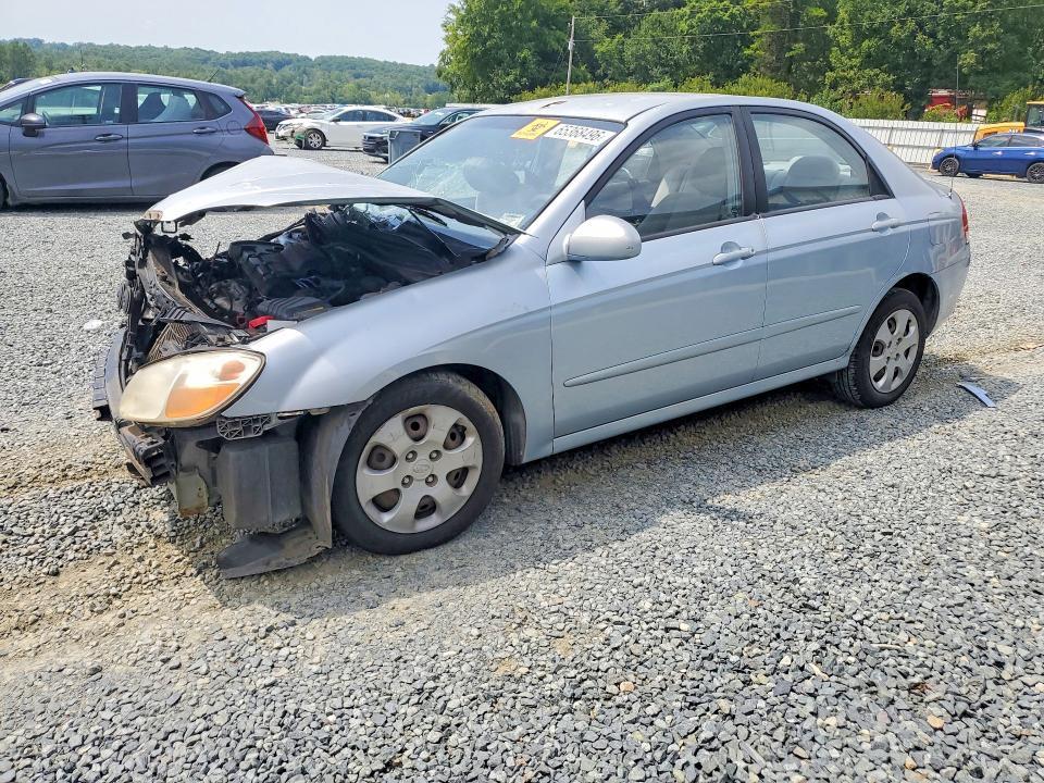 Продажа на аукционе авто 2007 Kia Spectra, vin: KNAFE121275474453, номер лота: 65368496