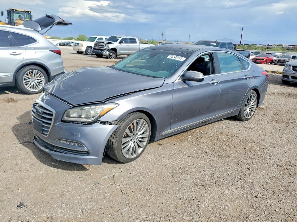 66242926 :رقم المزاد ، KMHGN4JF8FU076119 vin ، 2015 Hyundai Genesis مزاد بيع