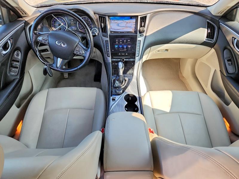 65820066 :رقم المزاد ، JN1BV7AR9FM402801 vin ، 2015 Infiniti Q50 مزاد بيع
