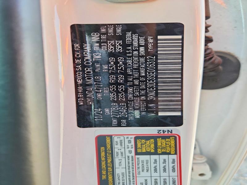 Продажа на аукционе авто 2025 Hyundai Tucson, vin: 3KMJE3DE3SE016312, номер лота: 65875416