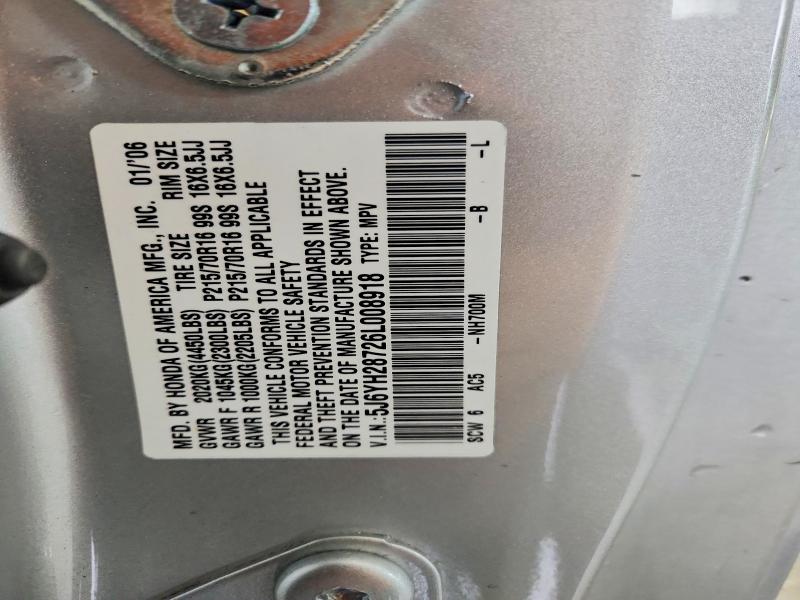 Aukcja sprzedaży 2006 Honda Element, vin: 5J6YH28726L008918, numer aukcji: 64392996