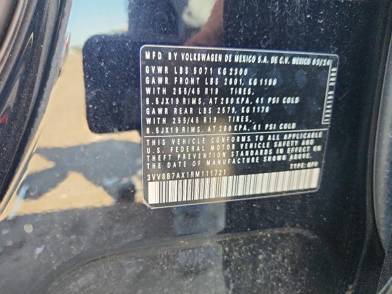 Продаж на аукціоні авто 2024 Volkswagen Tiguan, vin: 3VV8B7AX1RM111721, номер лоту: 66503816