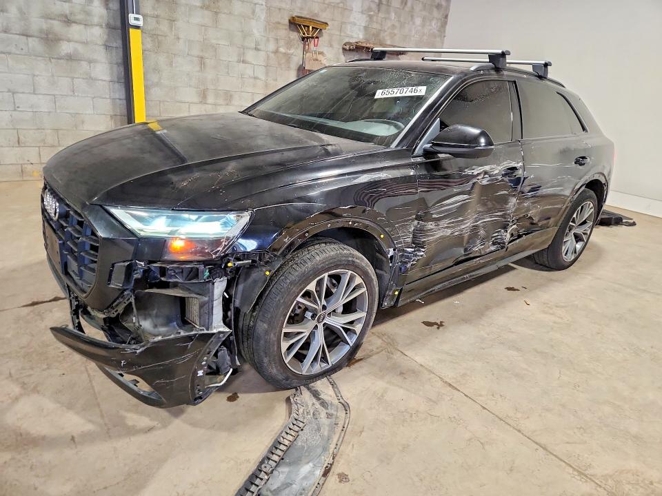 2021 Audi Q8 მანქანა იყიდება აუქციონზე, vin: WA1AVAF10MD009592, აუქციონის ნომერი: 65570746