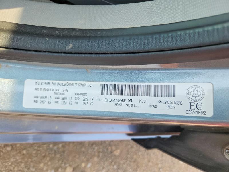 Продаж на аукціоні авто 2007 Chrysler Sebring, vin: 1C3LC56R47N545692, номер лоту: 65664976
