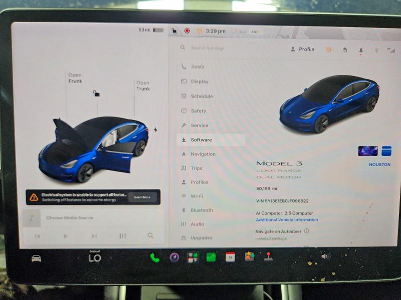 Aukcja sprzedaży 2018 Tesla Model 3, vin: 5YJ3E1EB0JF096522, numer aukcji: 64247646