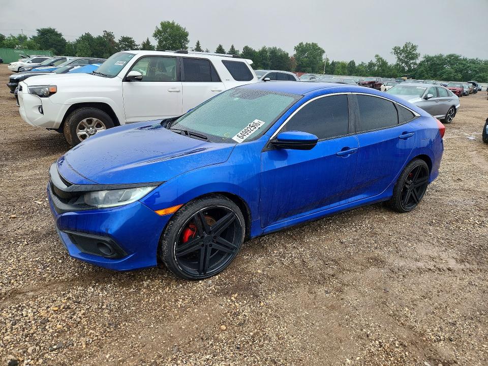 64992586 :رقم المزاد ، 19XFC2F83LE022001 vin ، 2020 Honda Civic مزاد بيع