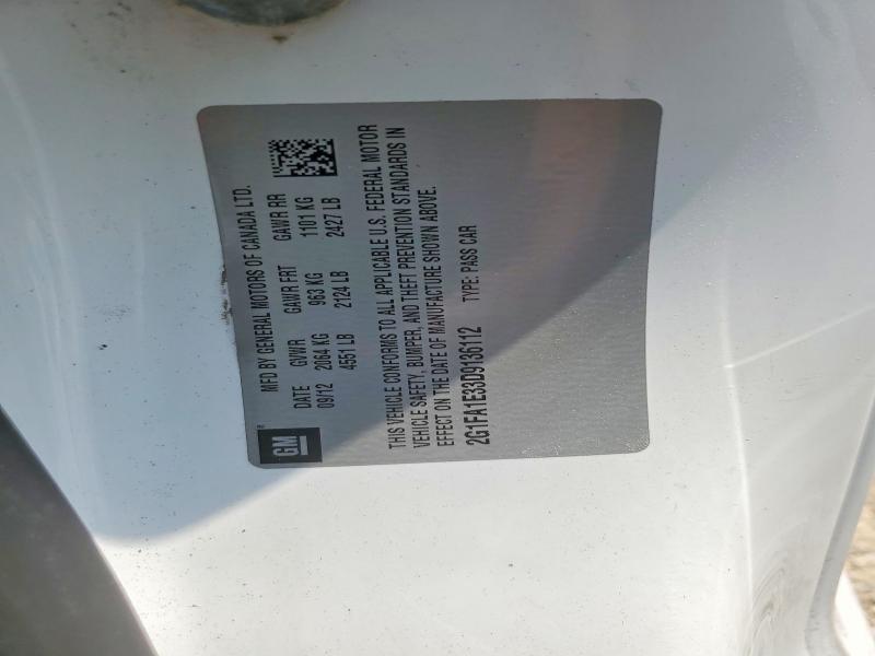 2013 Chevrolet Camaro მანქანა იყიდება აუქციონზე, vin: 2G1FA1E33D9136112, აუქციონის ნომერი: 63782696