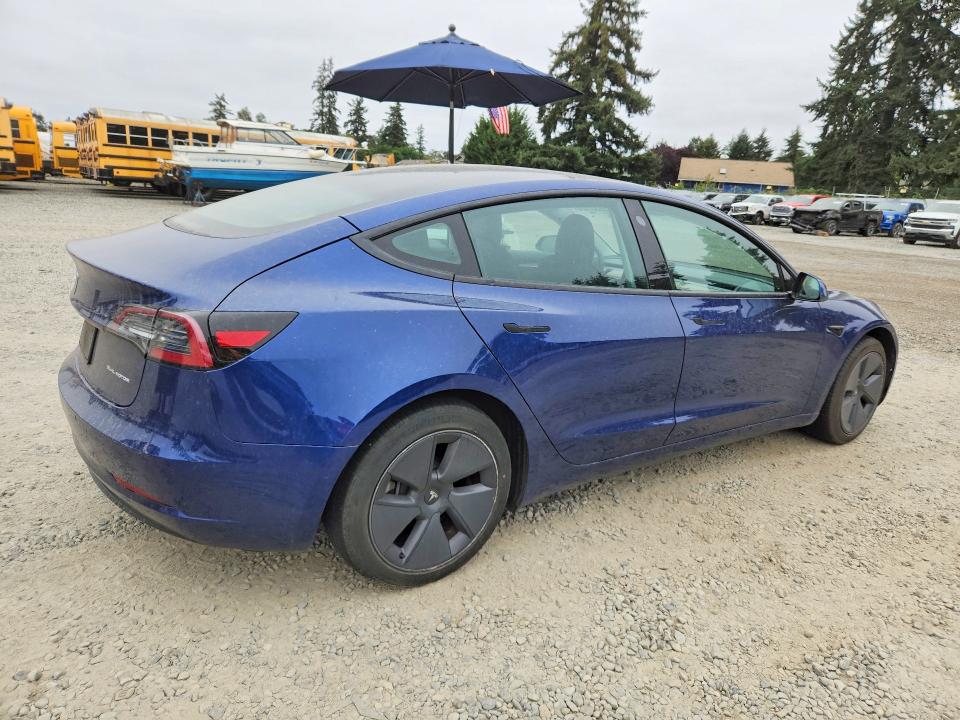 66307036 :رقم المزاد ، 5YJ3E1EB8NF107823 vin ، 2022 Tesla Model 3 مزاد بيع