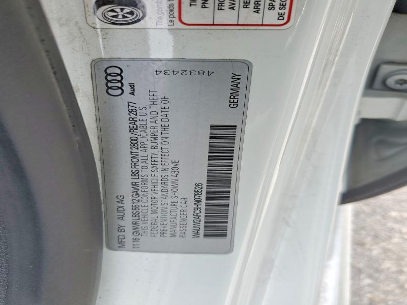 Aukcja sprzedaży 2017 Audi A7, vin: WAUW2AFC9HN078526, numer aukcji: 63364236