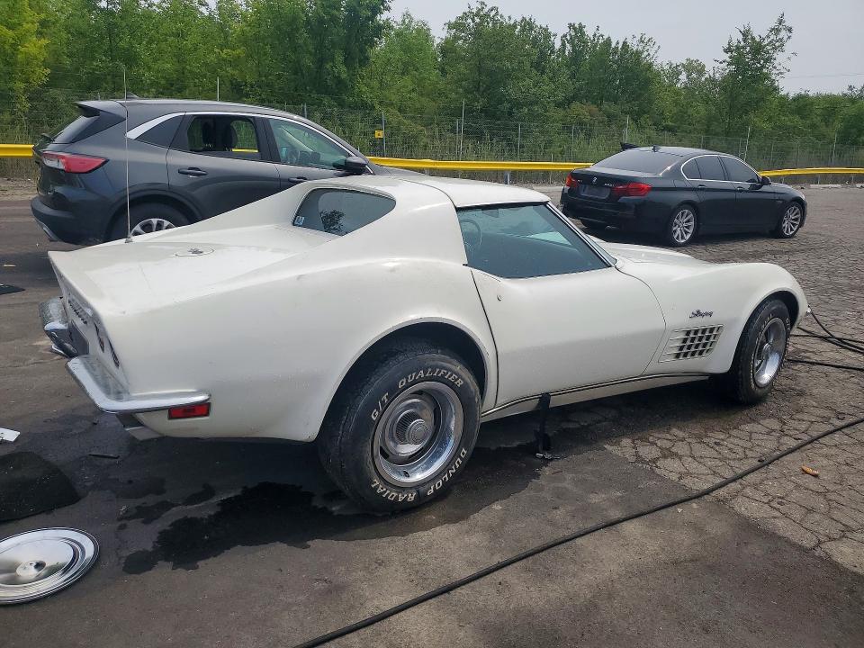 1971 Chevrolet Corvette Z06 მანქანა იყიდება აუქციონზე, vin: 194371S120200, აუქციონის ნომერი: 64090976