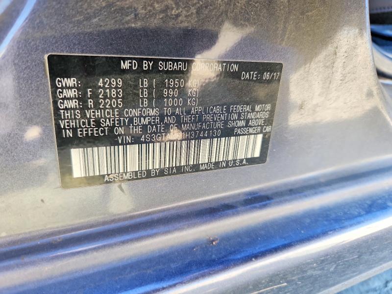 Aukcja sprzedaży 2017 Subaru Impreza, vin: 4S3GTAN61H3744130, numer aukcji: 66986956