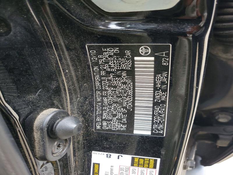 Продаж на аукціоні авто 2011 Toyota Prius, vin: JTDKN3DU6B0262911, номер лоту: 63719946