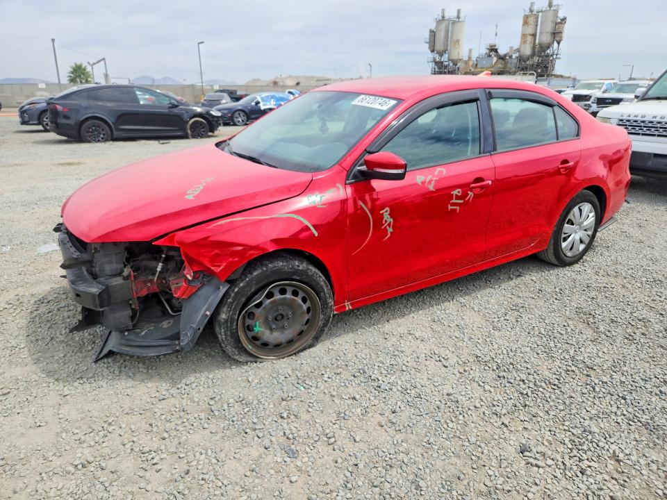 2012 Volkswagen Jetta მანქანა იყიდება აუქციონზე, vin: 3VWDP7AJ9CM372903, აუქციონის ნომერი: 66120746