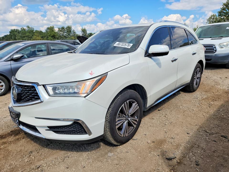 66702676 :رقم المزاد ، 5J8YD4H34HL003881 vin ، 2017 Acura Mdx مزاد بيع