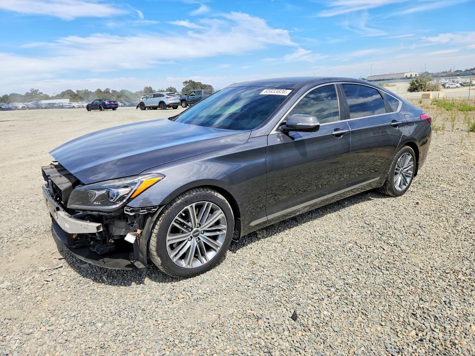 65933826 :رقم المزاد ، KMHGN4JEXJU216803 vin ، 2018 Genesis G80 مزاد بيع