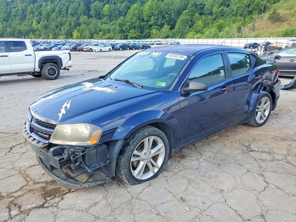 63340736 :رقم المزاد ، 1C3CDZAB6EN189323 vin ، 2014 Dodge Avenger مزاد بيع
