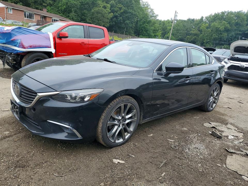 2017 Mazda 6 მანქანა იყიდება აუქციონზე, vin: JM1GL1W54H1145689, აუქციონის ნომერი: 64722806