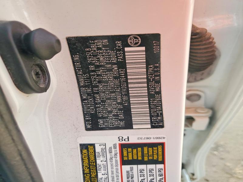 Aukcja sprzedaży 2016 Toyota Camry, vin: 4T1BF1FK0GU164482, numer aukcji: 64409056