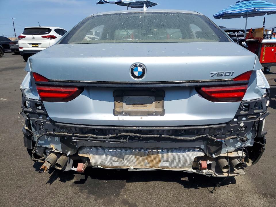 2018 Bmw 750 მანქანა იყიდება აუქციონზე, vin: WBA7F0C54JGM23822, აუქციონის ნომერი: 63847426