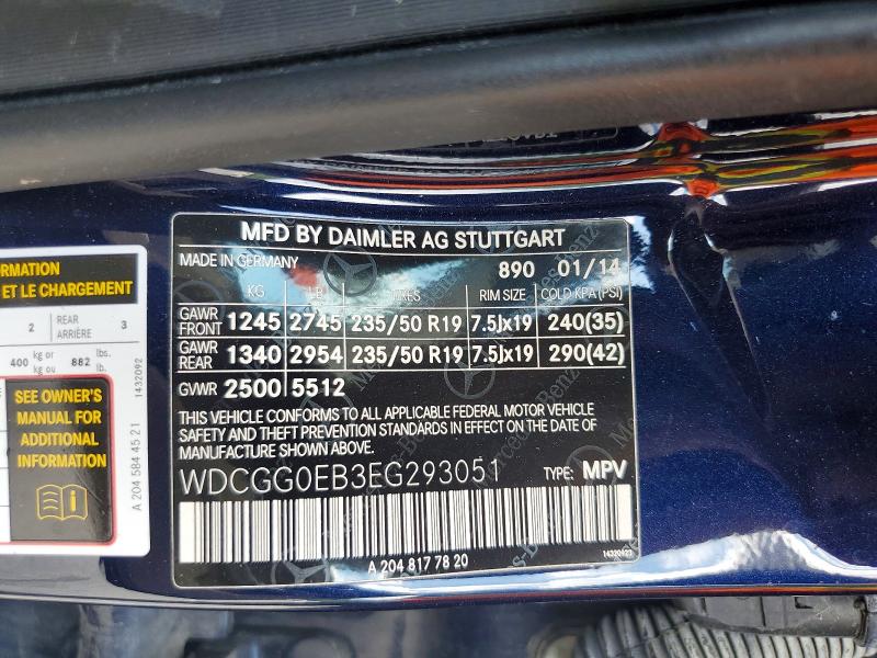 Продаж на аукціоні авто 2014 Mercedes-benz Glk, vin: WDCGG0EB3EG293051, номер лоту: 63595346