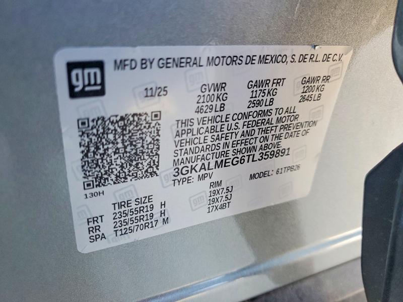 63161996 :رقم المزاد ، 3GKALMEG6TL359891 vin ، 2026 Gmc Terrain مزاد بيع