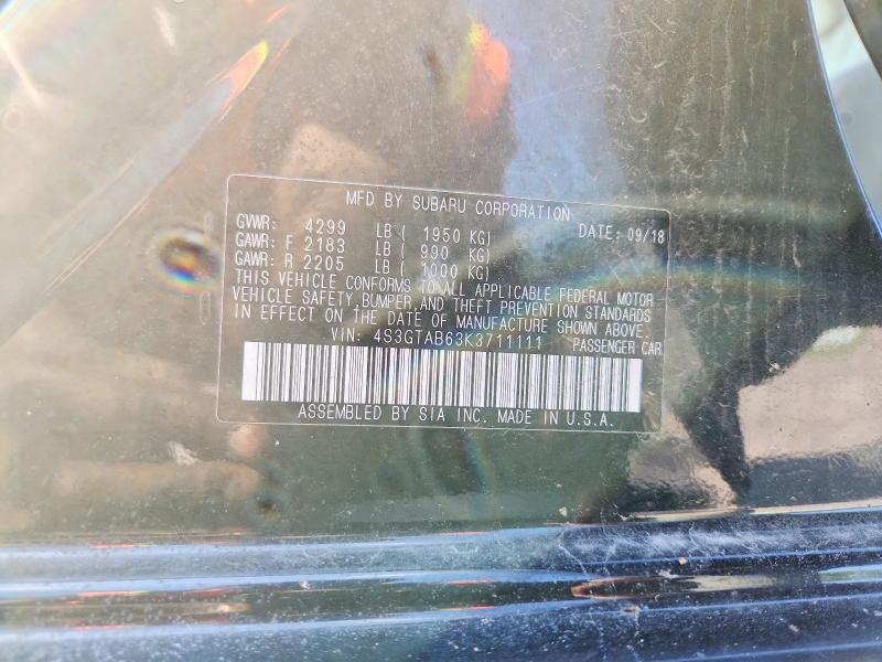 Aukcja sprzedaży 2019 Subaru Impreza, vin: 4S3GTAB63K3711111, numer aukcji: 66488996