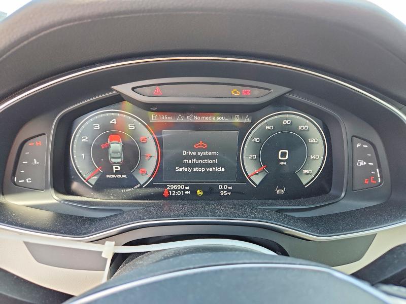 2022 Audi A6 მანქანა იყიდება აუქციონზე, vin: WAUL2BF24NN046031, აუქციონის ნომერი: 64059616