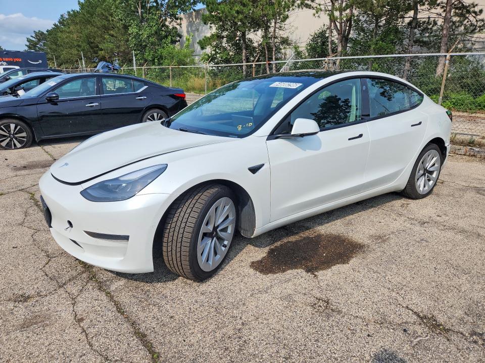 Aukcja sprzedaży 2022 Tesla Model 3, vin: 5YJ3E1EA4NF190531, numer aukcji: 64608296