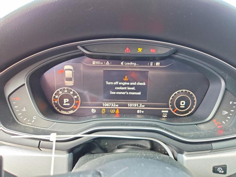 2017 Audi A4 მანქანა იყიდება აუქციონზე, vin: WAUDNAF4XHN051455, აუქციონის ნომერი: 65486816
