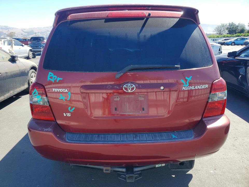 Продаж на аукціоні авто 2006 Toyota Highlander, vin: JTEDP21A960108962, номер лоту: 63045516