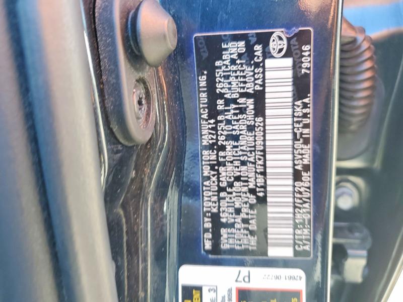 Aukcja sprzedaży 2015 Toyota Camry, vin: 4T1BF1FK7FU900526, numer aukcji: 64284836
