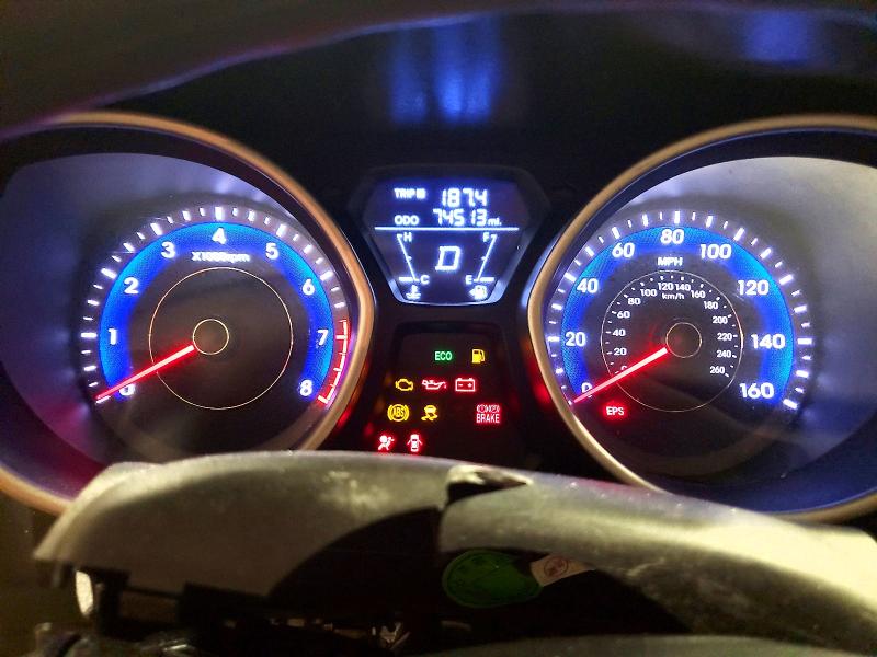 Aukcja sprzedaży 2013 Hyundai Elantra, vin: KMHDH4AE1DU795758, numer aukcji: 66764476