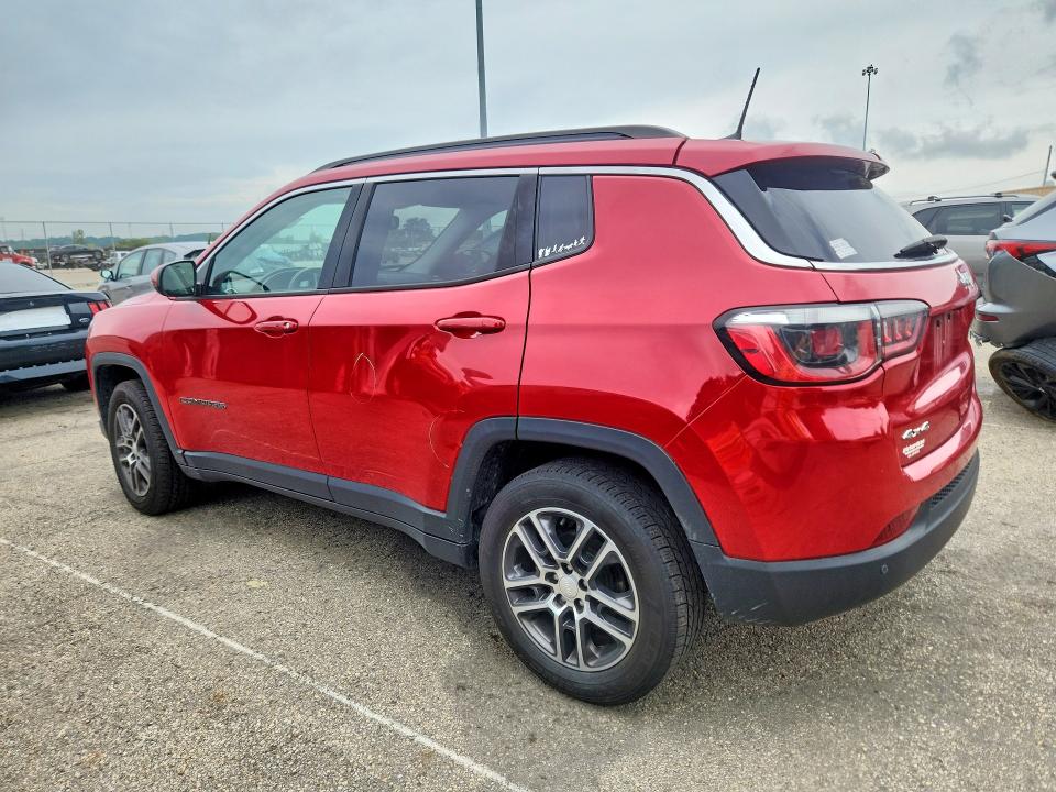 2017 Jeep Compass მანქანა იყიდება აუქციონზე, vin: 3C4NJDBB9HT692377, აუქციონის ნომერი: 64677846