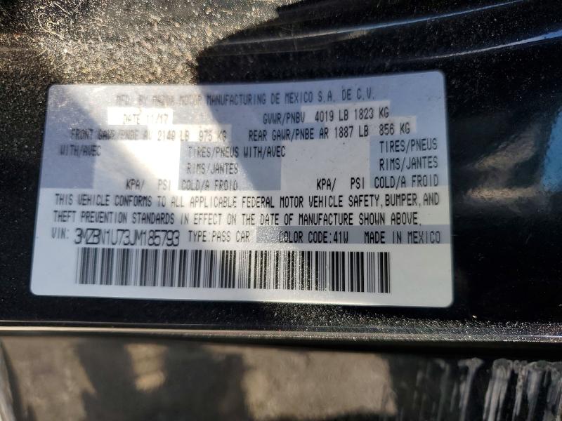 2018 Mazda 3 მანქანა იყიდება აუქციონზე, vin: 3MZBN1U73JM185793, აუქციონის ნომერი: 65703726