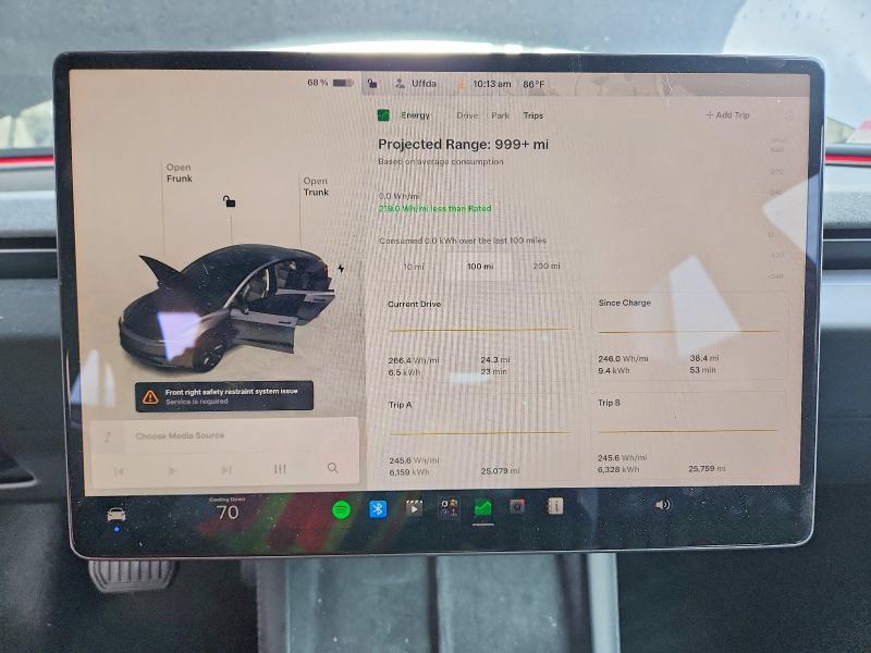 Aukcja sprzedaży 2025 Tesla Model 3, vin: 5YJ3E1EA8SF970236, numer aukcji: 64125806
