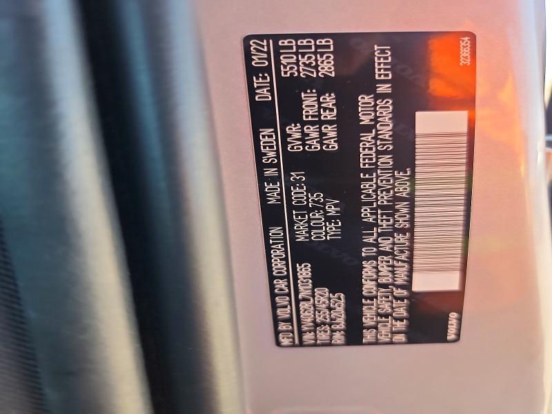 Продажа на аукционе авто 2022 Volvo Xc60, vin: YV4062RL7N1031865, номер лота: 64747946