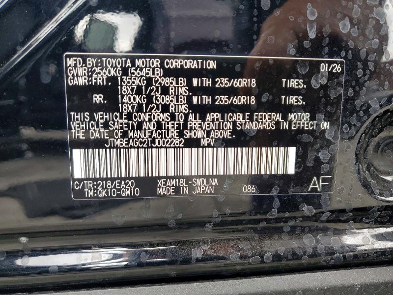 Aukcja sprzedaży 2026 Subaru Solterra, vin: JTMBEAGC2TJ002282, numer aukcji: 65024366