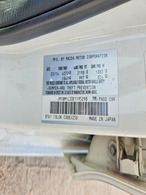 Aukcja sprzedaży 2014 Mazda 3, vin: JM1BM1L30E1195298, numer aukcji: 65679186