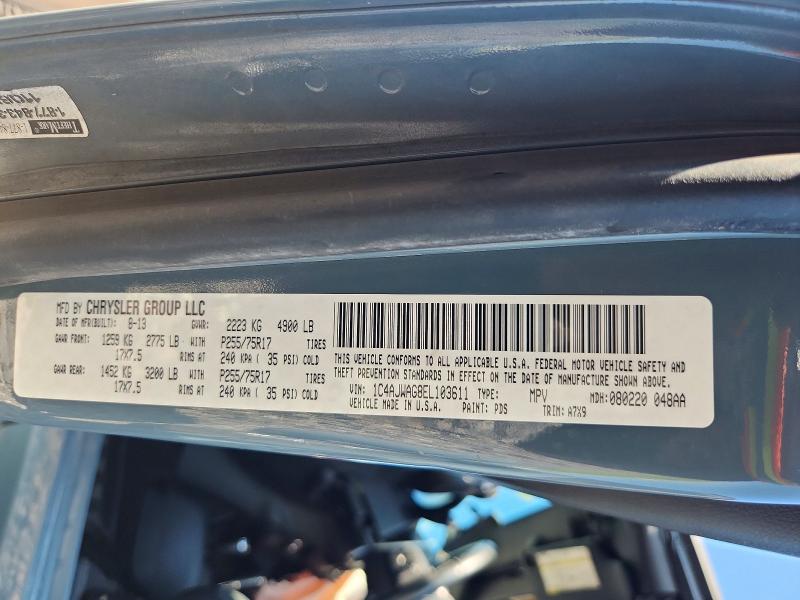 2014 Jeep Wrangler მანქანა იყიდება აუქციონზე, vin: 1C4AJWAG8EL103611, აუქციონის ნომერი: 67114656