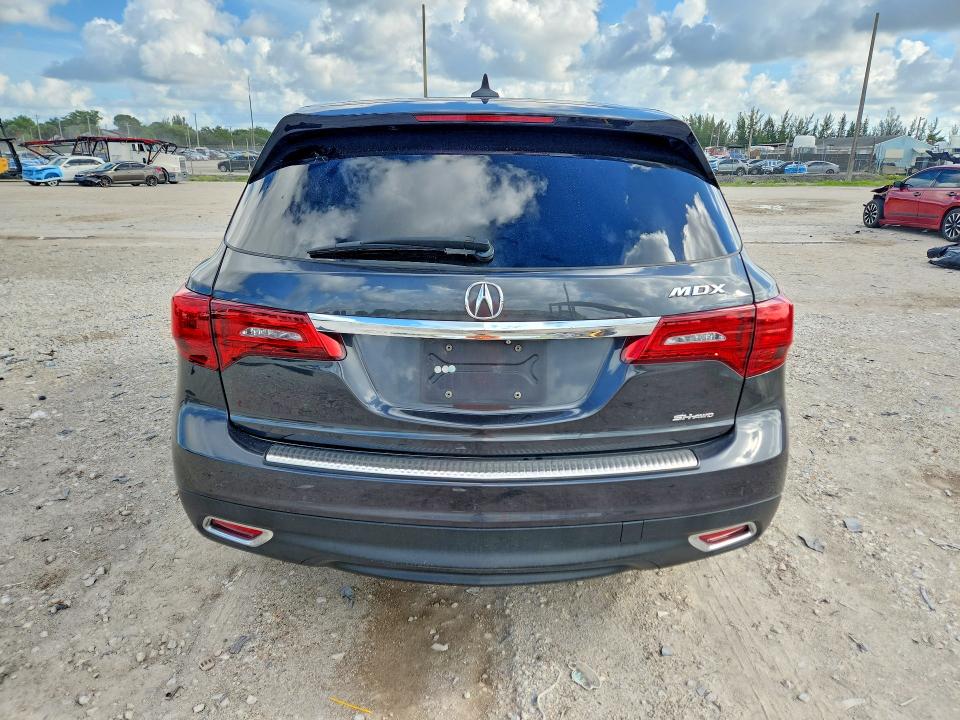 Продаж на аукціоні авто 2016 Acura Mdx, vin: 5FRYD4H47GB024750, номер лоту: 64646326